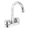 Foset M-060-C Mezcladora 4' para lavabo, cuello bar, cartucho compresión