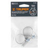 Truper M-10B Bolsa con 2 abrazaderas 10 de acero inoxidable