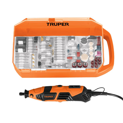 Truper MOTO-A2K Herramienta rotativa profesional 150 W con 201 accesorios