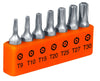 Expert P7-15TS Juego de puntas Torx con seguro, 1', 7 piezas, Expert