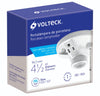 Volteck POPO-20 Portalámpara de porcelana, con ladrón y cadena, Volteck