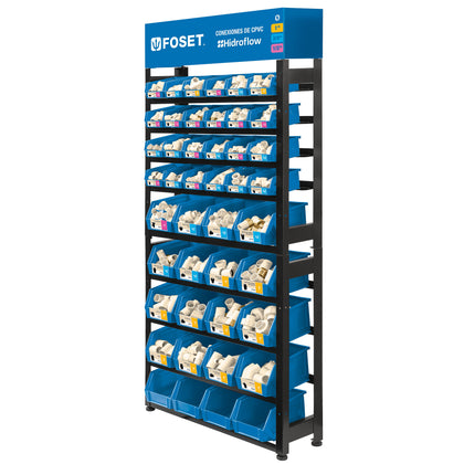 Foset R-CPVC-FOS Rack con conexiones CPVC, Foset