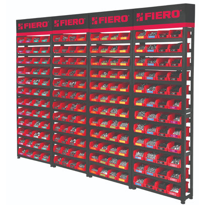 Fiero R-TOR-4 -Rack modular para tornillos con 192 gavetas