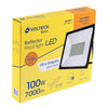 Volteck REF-404LC Reflector ultra delgado LED 100 W luz cálida, Volteck Basic