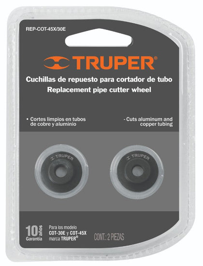 Truper REP-COT-45X/30E Repuesto de cuchillas para cortador COT-45X, COT-30E, 2 pzas