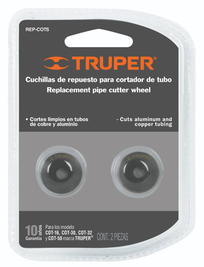 Truper REP-COTS Repuesto de cuchillas para cortador de tubo COT-16-50, 2pzas