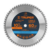 Truper ST-1060 Disco sierra 10' para madera, 60 dientes centro 5/8'