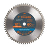 Truper ST-1260E Disco sierra p/madera 12', 60 dientes, centro 1'