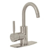 Foset TBM-45N Monomando corto para lavabo, satín, Foset Tubig