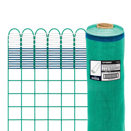 Fiero TEMO-17PV Rollo de 30 m x 1.7 m de malla mosquitera plástica verde