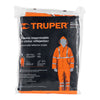 Truper TRA-NAR-M Conjunto impermeable c/reflejante, naranja, talla M, PVC