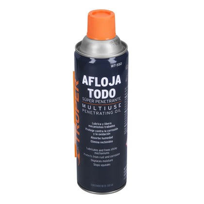 Truper WT-550 Aceite multiusos en aerosol, 550ml (19oz)